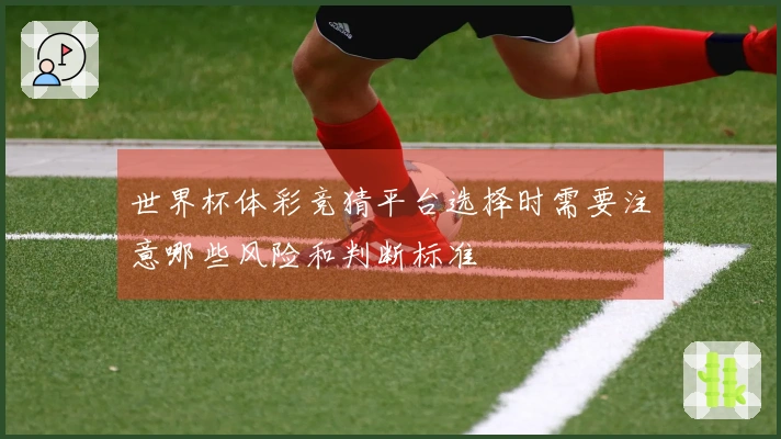 世界杯体彩竞猜平台选择时需要注意哪些风险和判断标准